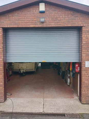 Manual roller shutters installed in Stockport